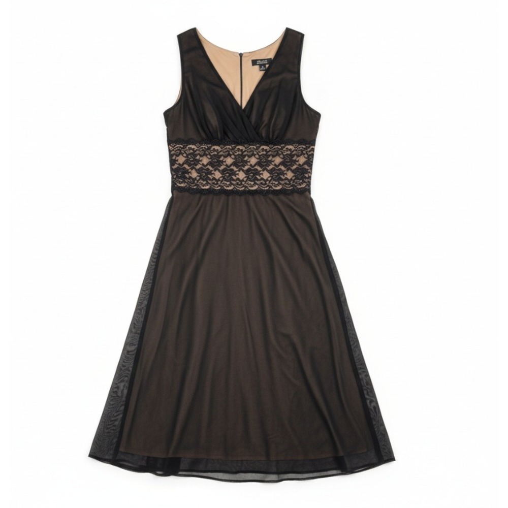 Dressbarn Vintage Lace Cocktail Dress Y2K Babydoll Whimsigoth Romantic Size 10